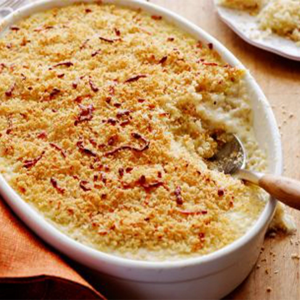 Cheesey Barley Gratin